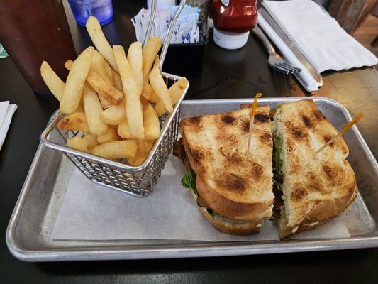 BLTA on sourdough. EXCELLENT!!