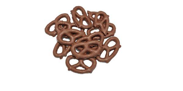 Chocolate sourdough pretzels