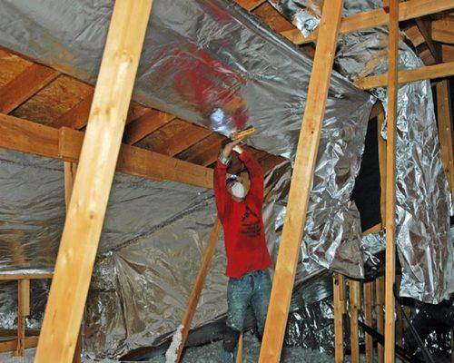 Attic insulation!