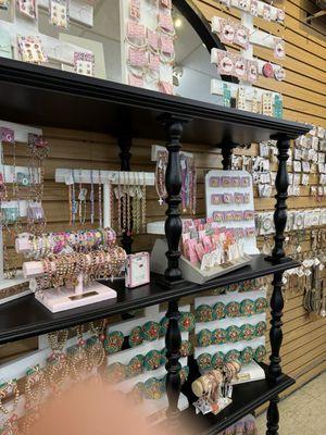 Loads of beautiful earrings and key chains!