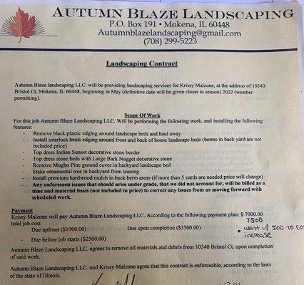 Autumn Blaze Landscaping