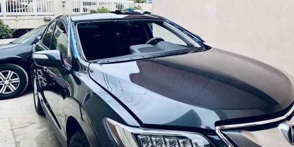 windshield taken out