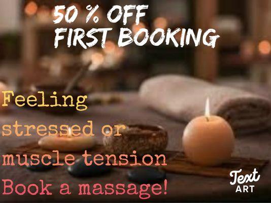 First Booking 50% off
Book Now!