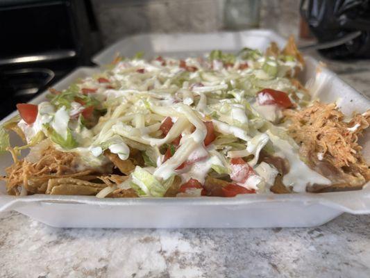 Chicken nachos