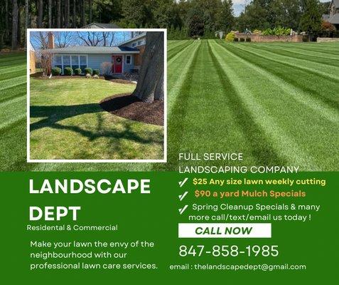 You grow it we mow it !