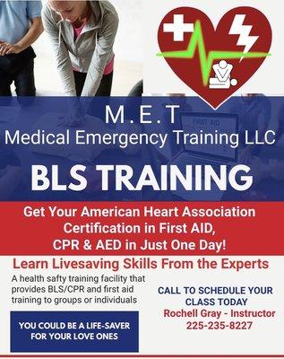 M E T Medical Emergency Training