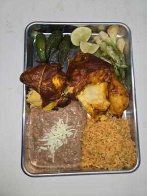 plate of juicy chicken