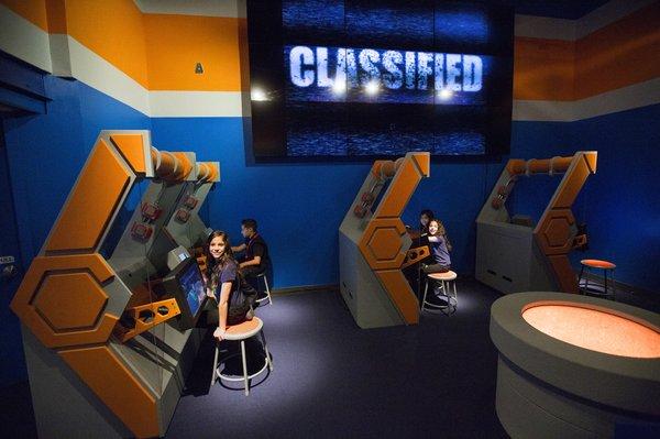 Report to Headquarters to receive your mission and classified intel from other Agents!