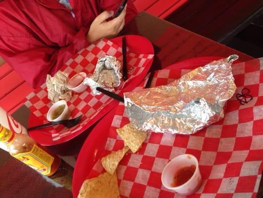 After two burritos were whacked at lunch. Plus they have Mello Yellow and Pibb Extra, along with Coke products.