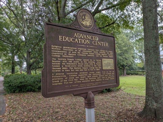 Advanced Education Center Historical Marker, Madison
