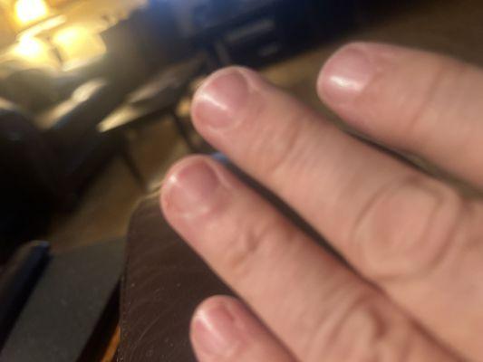 This was done a week ago. Still shiny!