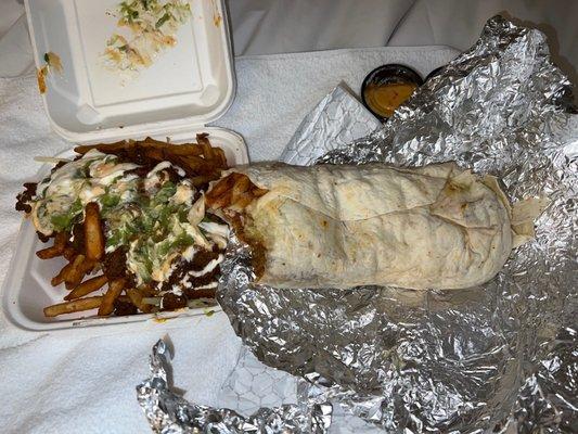 Holy smokes big SoCal Asada Fries via dd