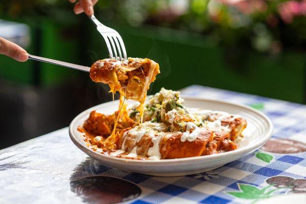 Enchiladas de Camarón