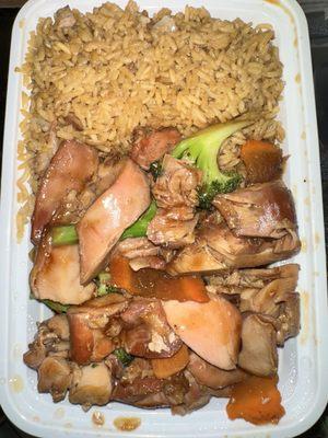 Bourbon Chicken combo