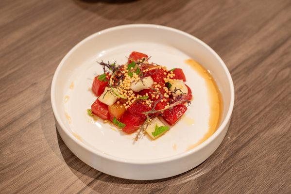 Crimson Ceviche - Compressed Watermelon (Vegan)