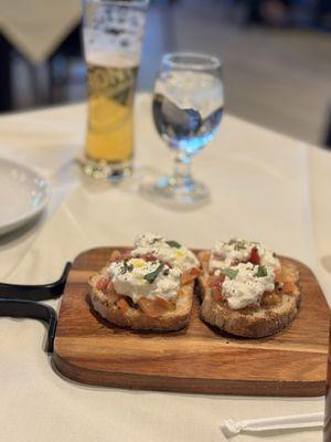 Burrata Bruschetta