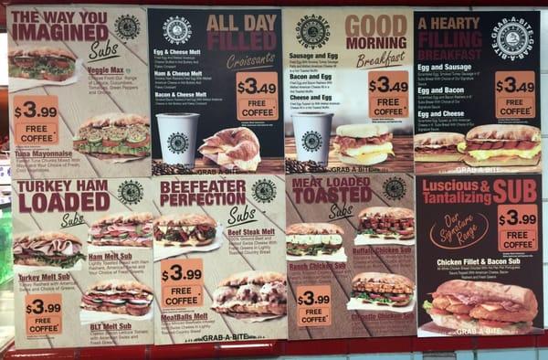 Menu and Combo Deals