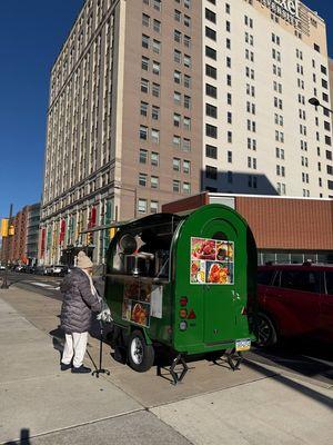 Serving Persian Dish