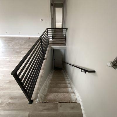 Interior railing and grab bar