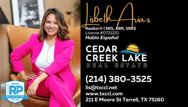 Lisbeth Arias - Cedar Creek Lake Real Estate
