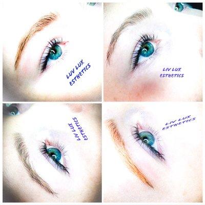 Before and after Henna Brow