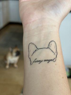Fuzzy Angel tattoo