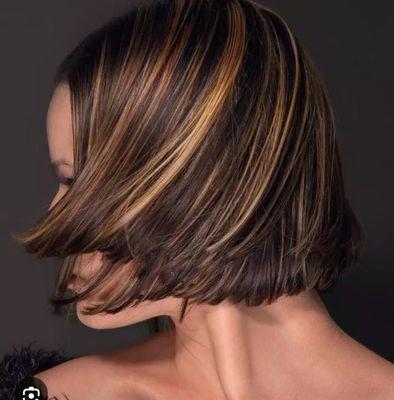 Hair color I asked for. Brown.