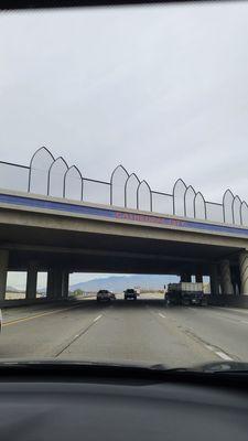 Signage on the Overpass  12-02-2022