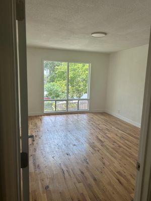 Floor renovation and window upgrade