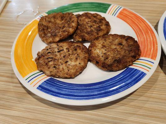 Side of sausage patties (you have the option of link or patty)