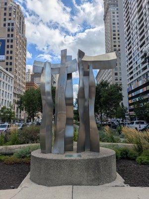 Standing Together by Marcia Wood, Detroit