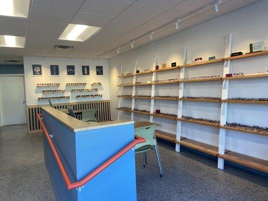 Browse our selection of curated eye wear in our optical