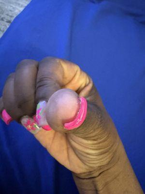 Bad nail job