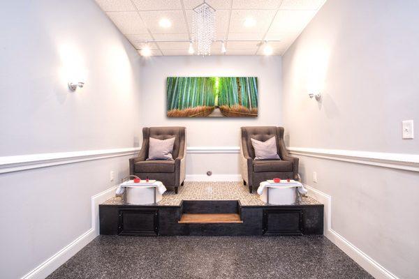 Luxury pedicure stations