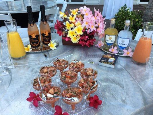 Yacht party in Miami #drinkmishka #brenearose