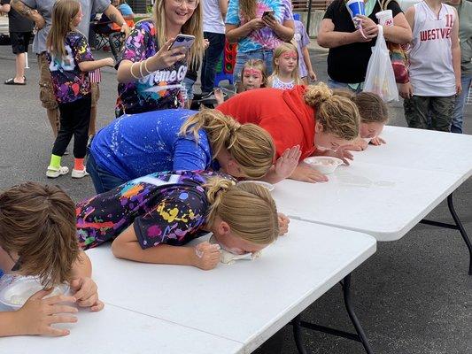 Annual Ice Cream Eating Contest!