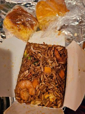 Pint of Shrimp Fried Rice - $13.00