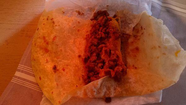 More tortilla than fillings!