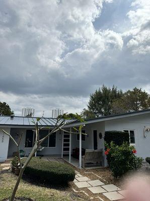 Our new aluminum roof-gutters to be installed in next few days.