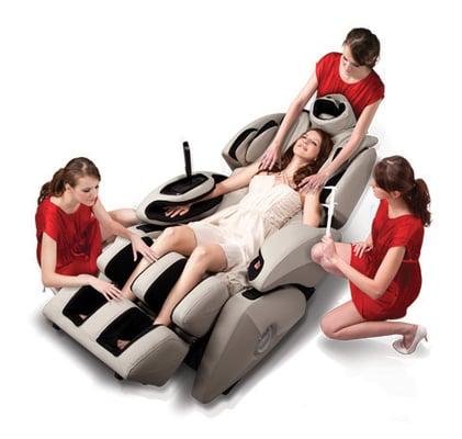 The massage chair New York Queens showroom!