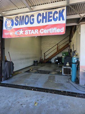 Smog check area