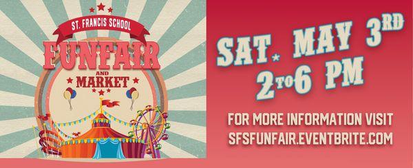For detailed funfair information, maps and guides visit sfsfunfair.eventbrite.com