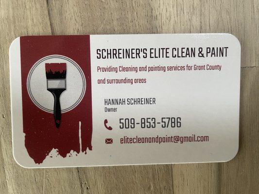 Schreiner’s Elite Clean & Paint