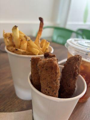 wicked chicken strips and savage fries