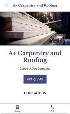 A+ Carpentry and Roofing