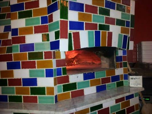 Wood fired brick oven