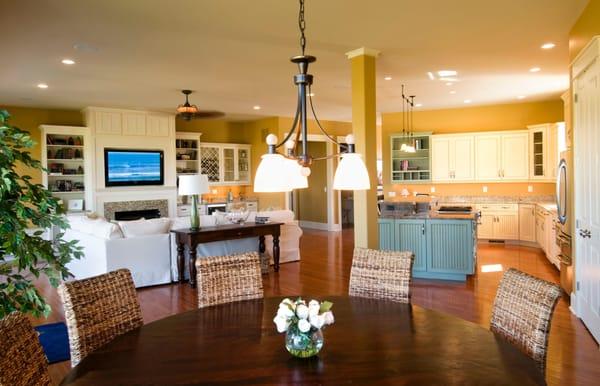 Afraid you are not sure how to mix cabinet colors and set them against dramatic walls and make it all look like it was easy? ...