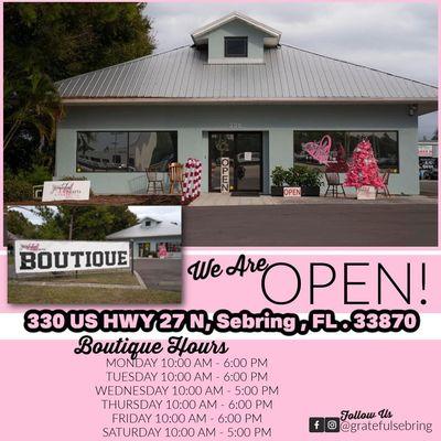 New Location on Highway 27 in Sebring!!