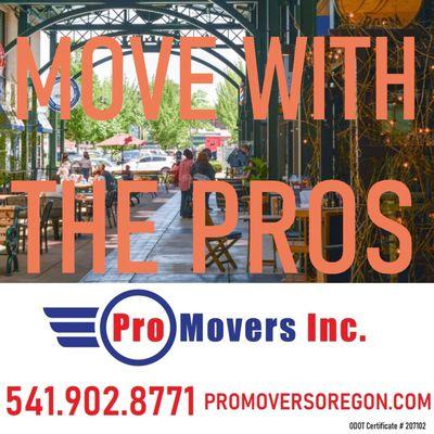 PRO MOVERS OREGON & STORAGE //  Serving the communities of Lane County including Eugene and Springfield