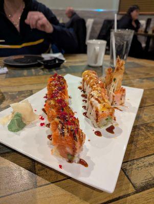 Paradise and Sweet Sensation rolls